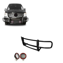 Load image into Gallery viewer, Black Horse Off Road 17D501MA-PLFR Spartan Grille Guard Kit for Select Dodge Sprinter 2500, Dodge Sprinter 3500, Freightliner Sprinter 2500, Freightliner Sprinter 3500, Mercedes-Benz Sprinter 1500, Mercedes-Benz Sprinter 2500, Mercedes-Benz Sprinter