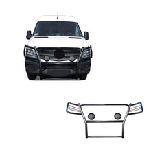 Load image into Gallery viewer, Black Horse Off Road 17D502MA-PLFB Grille Guard Kit for Select Dodge Sprinter 2500, Dodge Sprinter 3500, Freightliner Sprinter 2500, Freightliner Sprinter 3500, Mercedes-Benz Sprinter 2500, Mercedes-Benz Sprinter