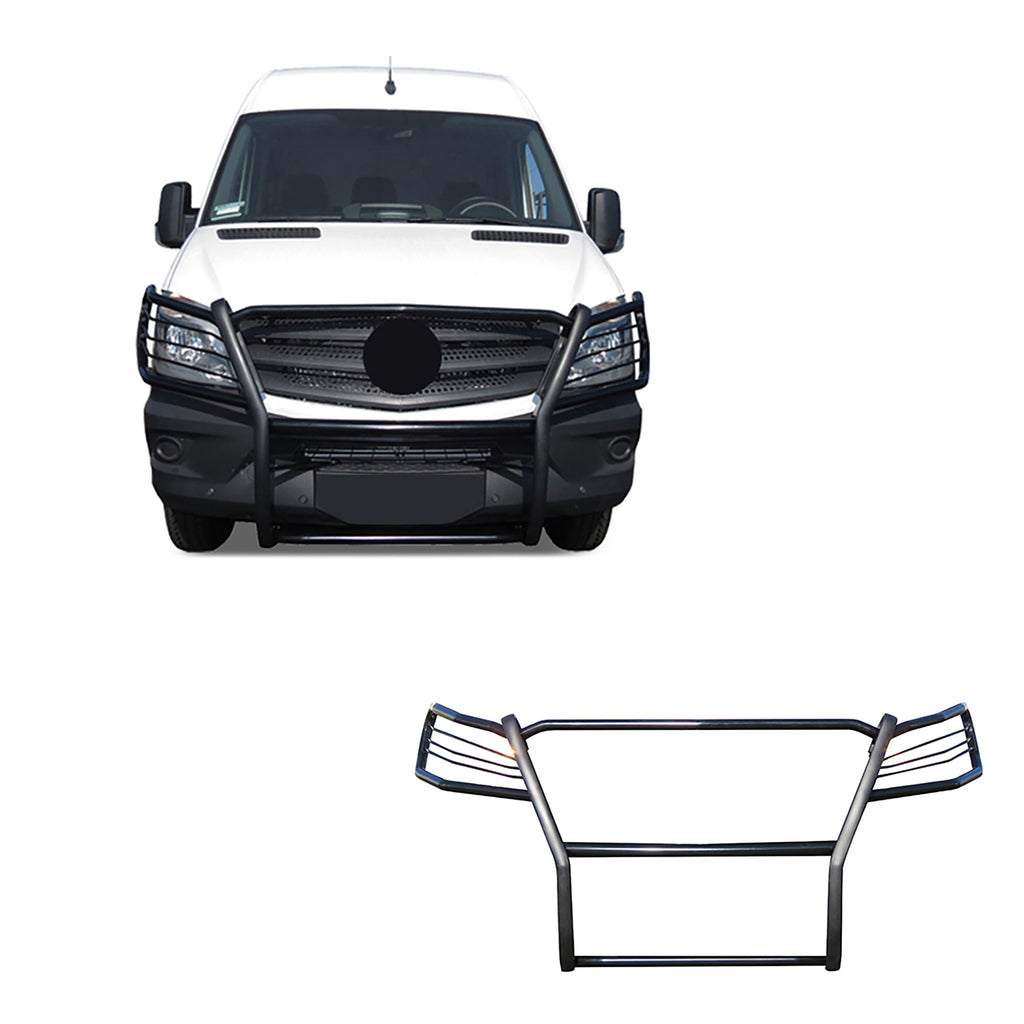 Black Horse Off Road 17D502MA Grille Guard for Select Dodge Sprinter 2500, Dodge Sprinter 3500, Freightliner Sprinter 2500, Freightliner Sprinter 3500, Mercedes-Benz Sprinter, Mercedes-Benz Sprinter 2500, Mercedes-Benz Sprinter
