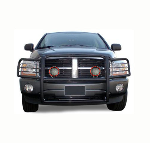 Black Horse Off Road 17DG100MA-PLFR Grille Guard Kit for Select Dodge Ram 1500, Dodge Ram