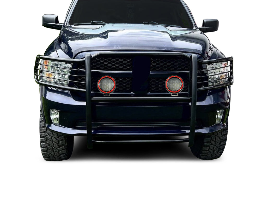 Black Horse Off Road 17DG109MA-PLFR Grille Guard Kit for Select Dodge Ram 1500, Ram 1500, Ram Classic