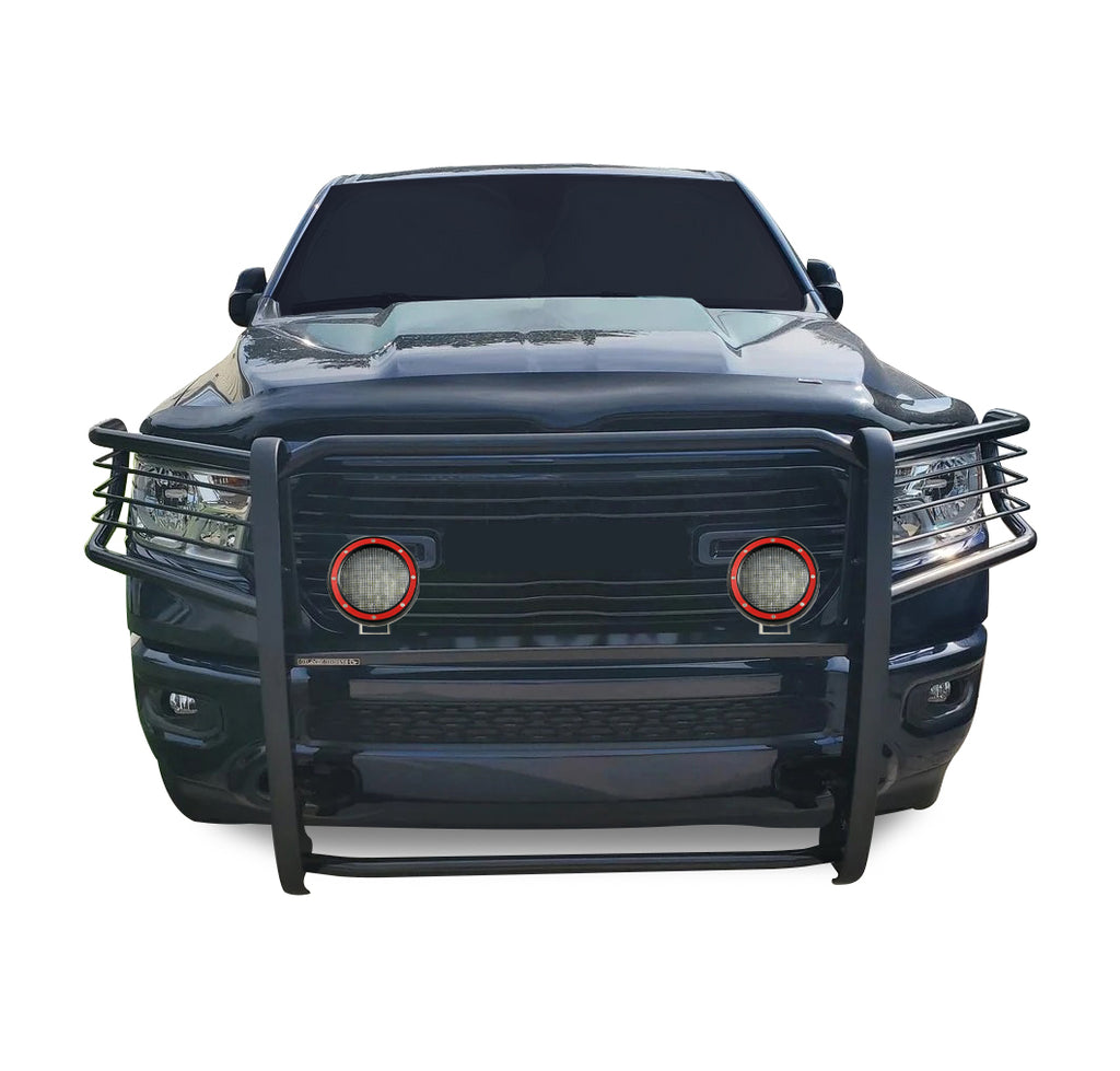 Black Horse Off Road 17DG111MA-PLFR Grille Guard Kit for Select Ram