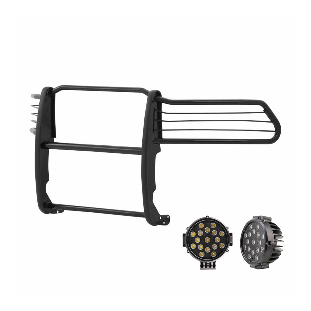 Black Horse Off Road 17DR01MA-PLB Grille Guard Kit for Select Ram 2500, Ram