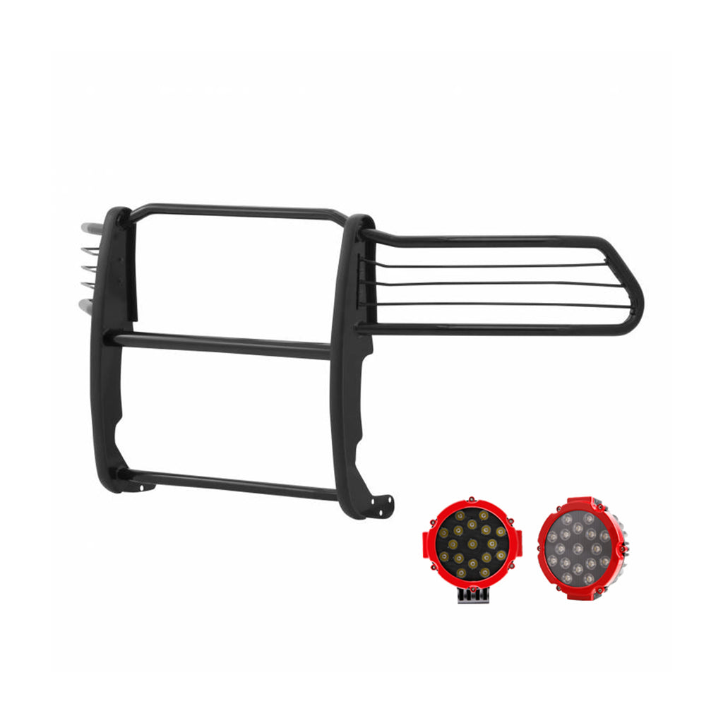 Black Horse Off Road 17DR01MA-PLR Grille Guard Kit for Select Ram 2500, Ram