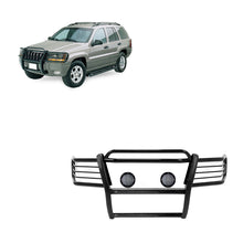 Load image into Gallery viewer, Black Horse Off Road 17EB26MA-PLFB Grille Guard Kit for Select Jeep Grand Cherokee