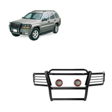 Load image into Gallery viewer, Black Horse Off Road 17EB26MA-PLFR Grille Guard Kit for Select Jeep Grand Cherokee