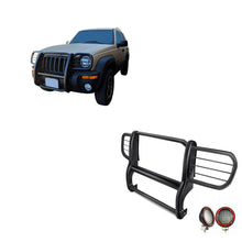 Load image into Gallery viewer, Black Horse Off Road 17EH26MA-PLFR Grille Guard Kit for Select Jeep Liberty