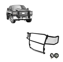 Load image into Gallery viewer, Black Horse Off Road 17FB23MA-PLFB Grille Guard Kit for Select Ford F-250 Super Duty, Ford F-350 Super Duty, Ford F-450 Super Duty, Ford F-550 Super Duty