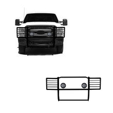 Load image into Gallery viewer, Black Horse Off Road 17FB26MA-PLFB Grille Guard Kit for Select Ford F-250 Super Duty, Ford F-350 Super Duty, Ford F-450 Super Duty, Ford F-550 Super Duty