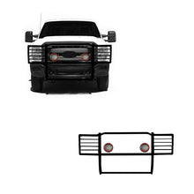 Load image into Gallery viewer, Black Horse Off Road 17FB26MA-PLFR Grille Guard Kit for Select Ford F-250 Super Duty, Ford F-350 Super Duty, Ford F-450 Super Duty, Ford F-550 Super Duty