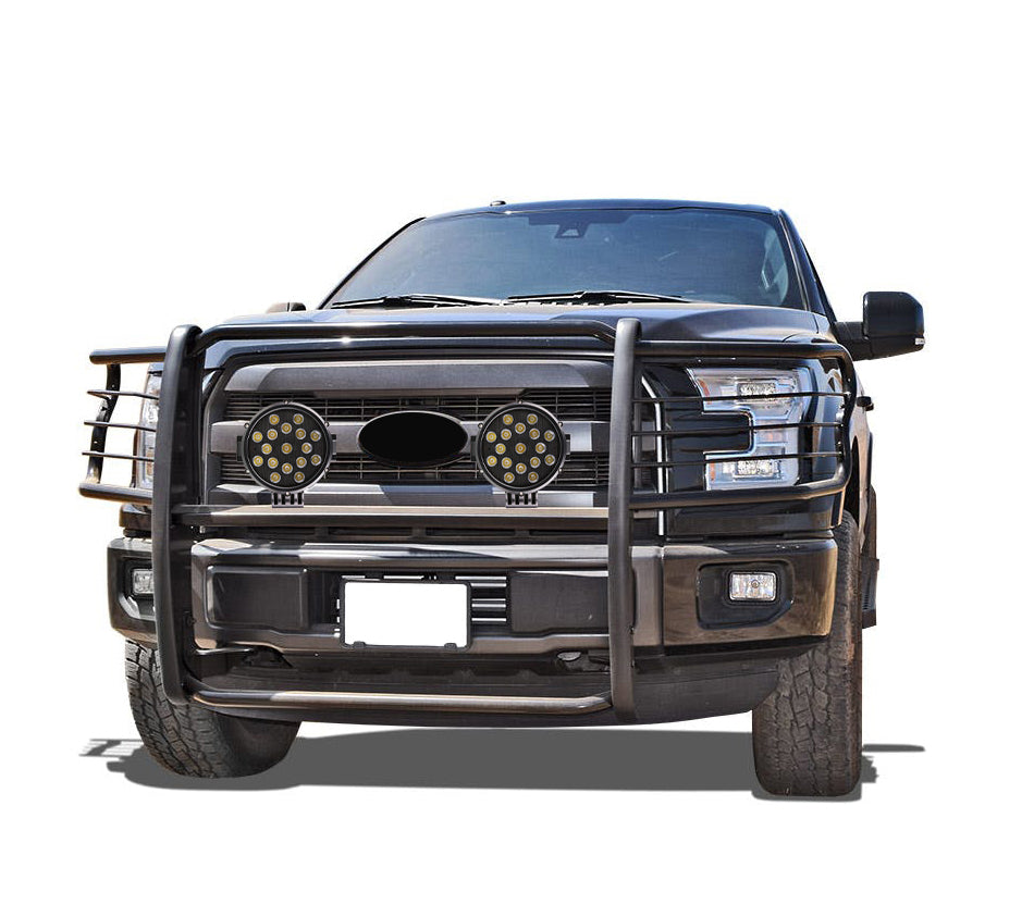 Black Horse Off Road 17FB28MA-PLB Grille Guard Kit for Select Ford F-250 Super Duty, Ford F-350 Super Duty, Ford F-450 Super Duty, Ford F-550 Super Duty