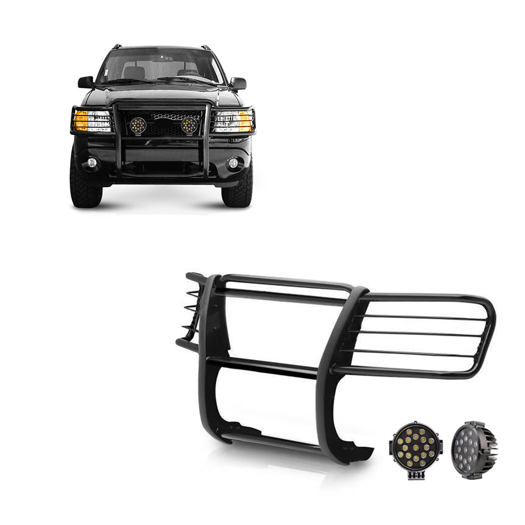 Black Horse Off Road 17FJ26MA-PLB Grille Guard Kit for Select Ford Explorer