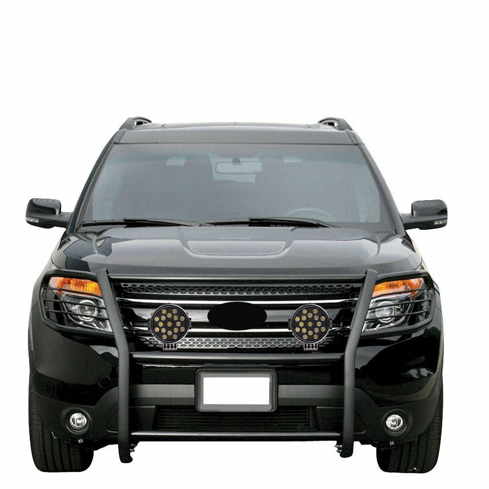 Black Horse Off Road 17FJ30MA-PLB Grille Guard Kit for Select Ford Explorer