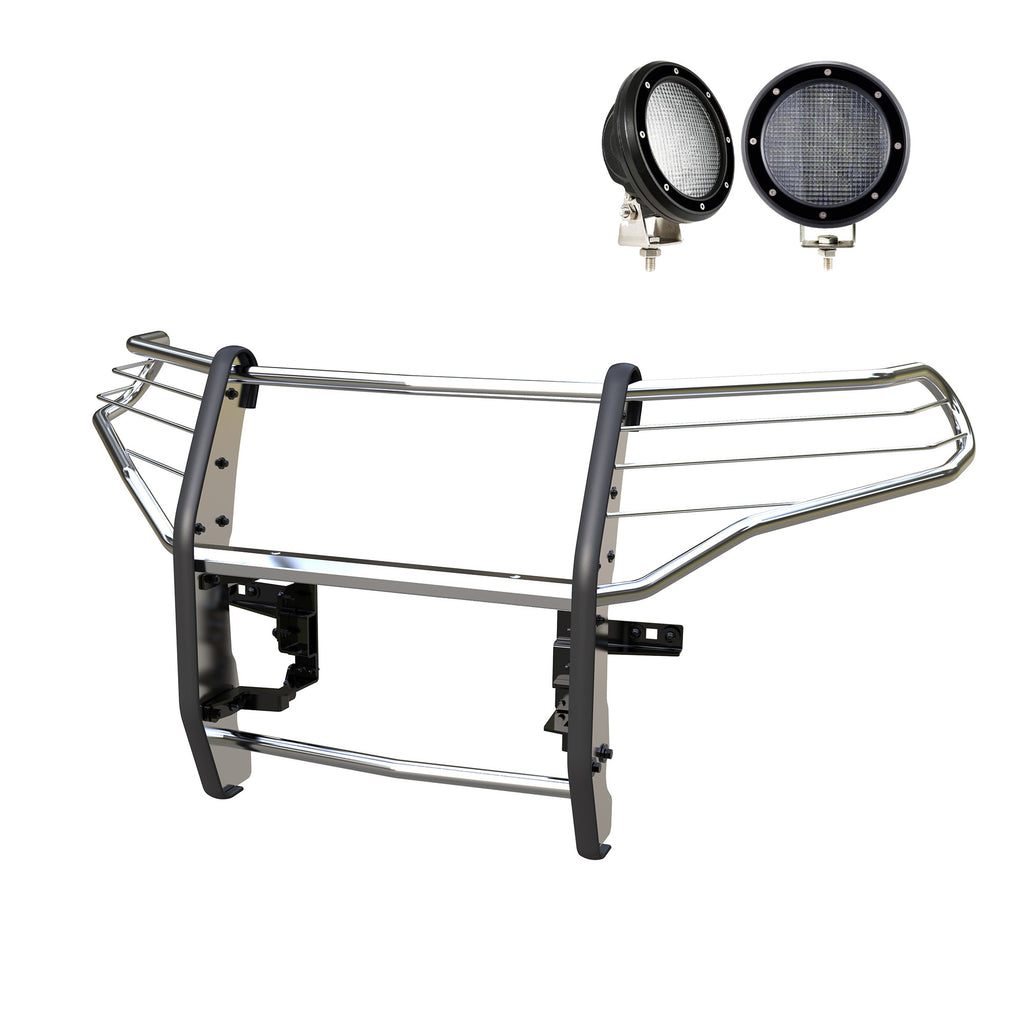 Black Horse Off Road 17FJ31MSS-PLFB Grille Guard Kit for Select Ford Explorer
