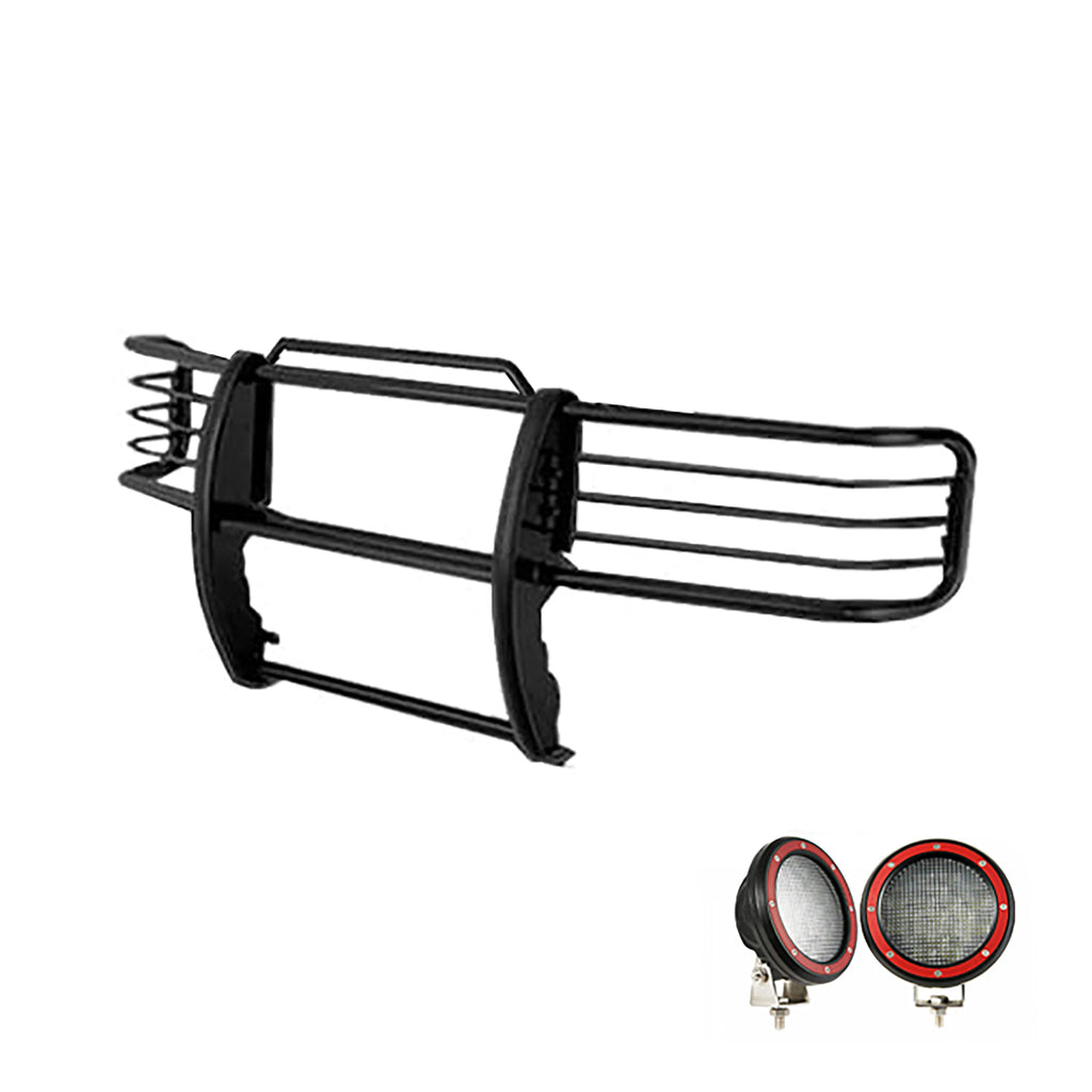 Black Horse Off Road 17FP26MA-PLFR Grille Guard Kit for Select Ford Expedition, Ford F-150
