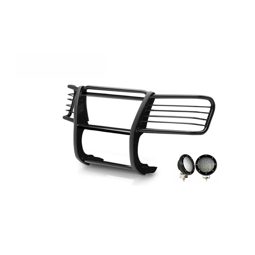 Black Horse Off Road 17FP27MA-PLFB Grille Guard Kit for Select Ford Expedition, Ford F-150, Ford F-250 Super Duty