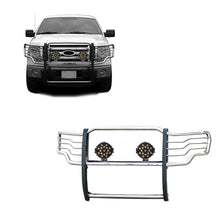 Load image into Gallery viewer, Black Horse Off Road 17FP30MSS-PLB Grille Guard Kit for Select Ford F-150