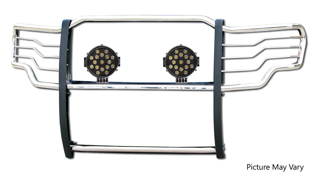 Black Horse Off Road 17FP30MSS-PLB Grille Guard Kit for Select Ford F-150