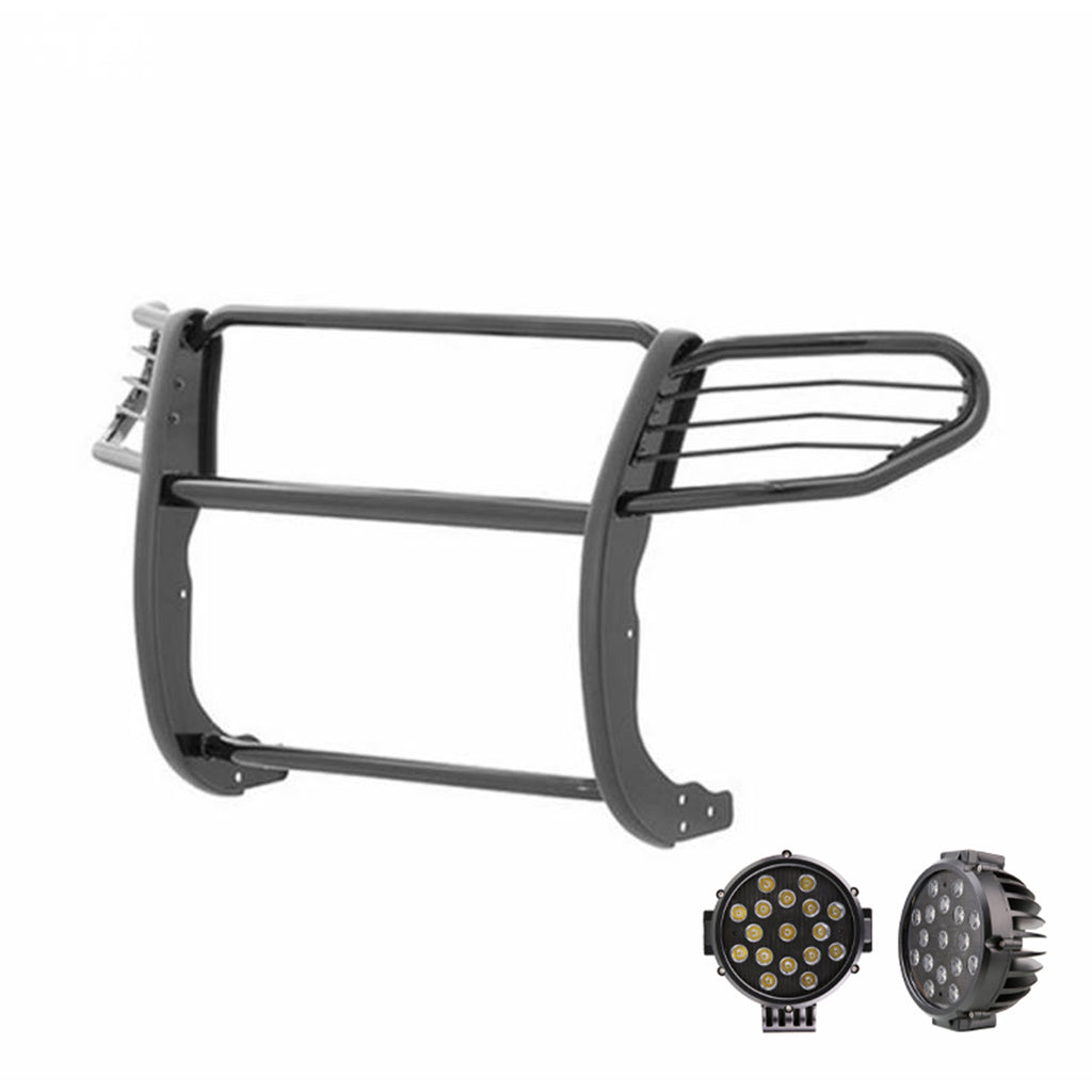Black Horse Off Road 17FP31MA-PLB Grille Guard Kit for Select Ford Expedition