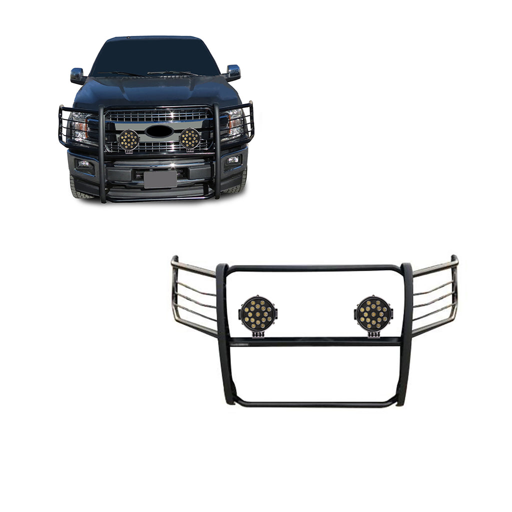 Black Horse Off Road 17FP32MA-PLB Grille Guard Kit for Select Ford F-150