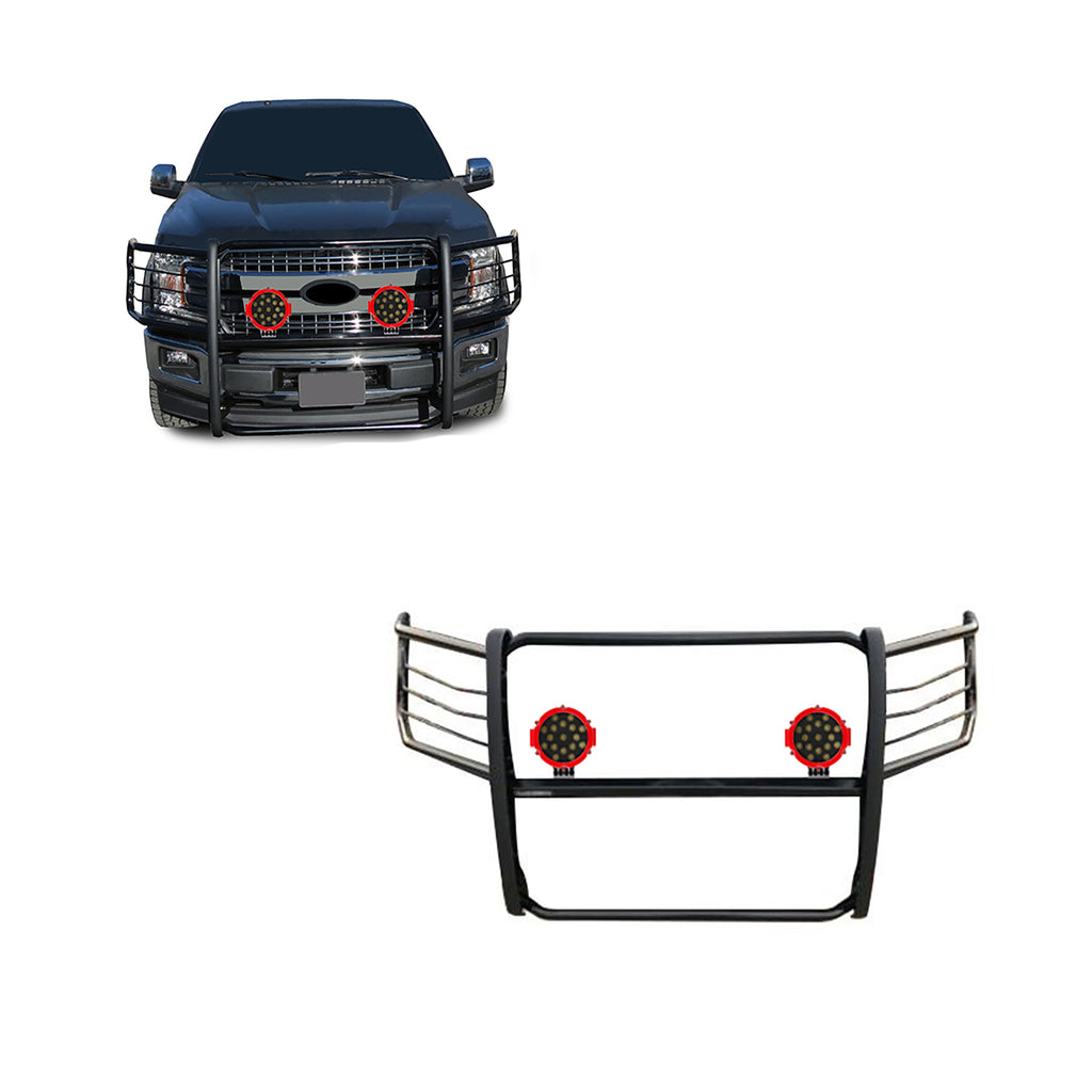 Black Horse Off Road 17FP32MA-PLR Grille Guard Kit for Select Ford F-150