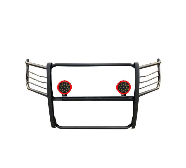 Black Horse Off Road 17FP32MA-PLR Grille Guard Kit for Select Ford F-150