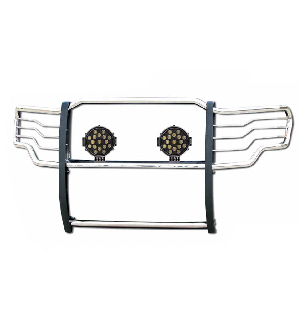 Black Horse Off Road 17FP32MSS-PLB Grille Guard Kit for Select Ford F-150