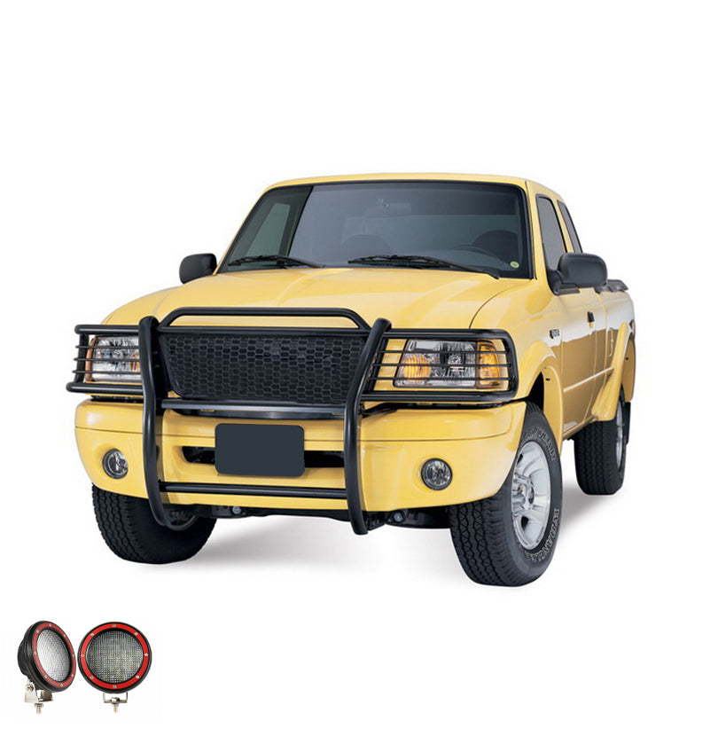 Black Horse Off Road 17FR20MA-PLFR Grille Guard Kit for Select Ford Ranger