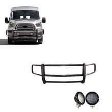 Load image into Gallery viewer, Black Horse Off Road 17FT20MA-PLFB Spartan Grille Guard Kit for Select Ford Transit-150, Ford Transit-250, Ford Transit-350, Ford Transit-350 HD