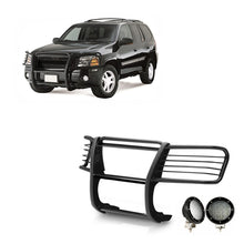 Load image into Gallery viewer, Black Horse Off Road 17GD26MA-PLFB Grille Guard Kit for Select GMC Envoy, GMC Envoy XL