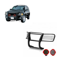Load image into Gallery viewer, Black Horse Off Road 17GD26MA-PLR Grille Guard Kit for Select GMC Envoy, GMC Envoy XL