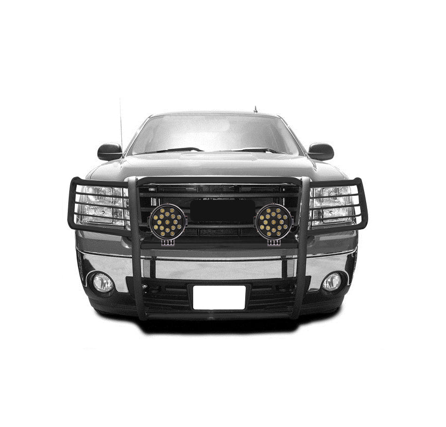 Black Horse Off Road 17GS10MA-PLB Grille Guard Kit for Select GMC Sierra