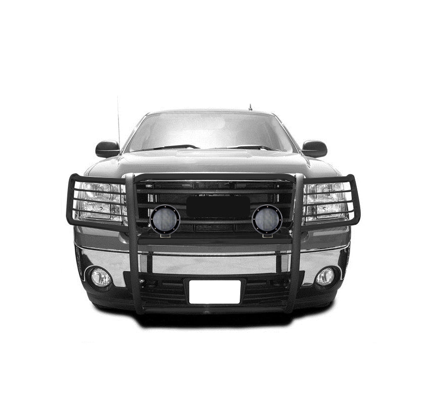 Black Horse Off Road 17GS10MA-PLFB Grille Guard Kit for Select GMC Sierra