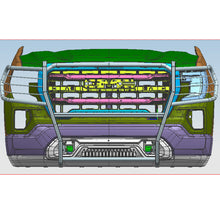 Load image into Gallery viewer, Black Horse Off Road 17GS11MA Grille Guard for Select GMC Sierra