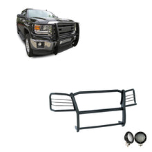 Load image into Gallery viewer, Black Horse Off Road 17GS12MA-PLFB Grille Guard Kit for Select GMC Sierra 1500, GMC Sierra Limited
