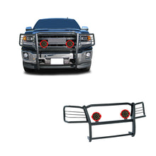 Load image into Gallery viewer, Black Horse Off Road 17GS12MA-PLR Grille Guard Kit for Select GMC Sierra 1500, GMC Sierra Limited