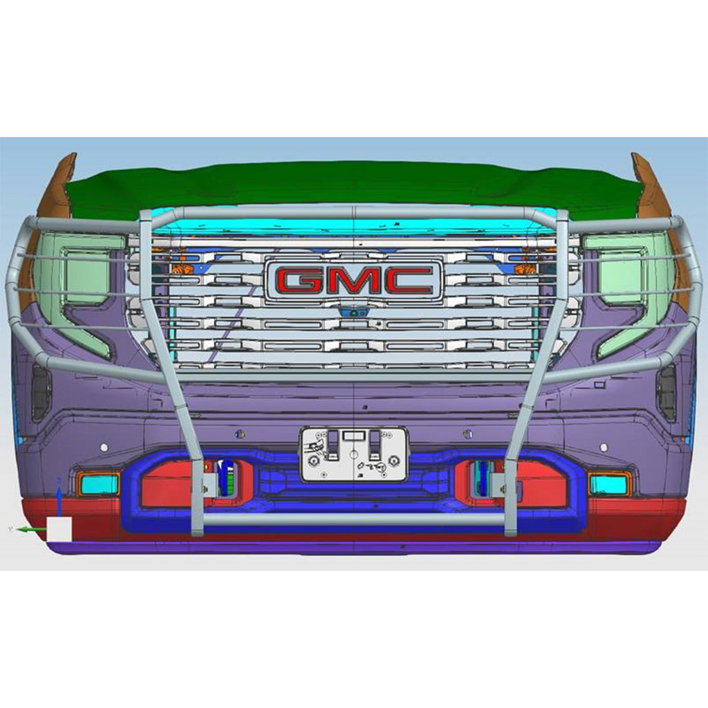 Black Horse Off Road 17GS13MA Grille Guard for Select GMC Sierra