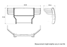Load image into Gallery viewer, Black Horse Off Road 17GS15MA Grille Guard for Select GMC Sierra HD, GMC Sierra HD
