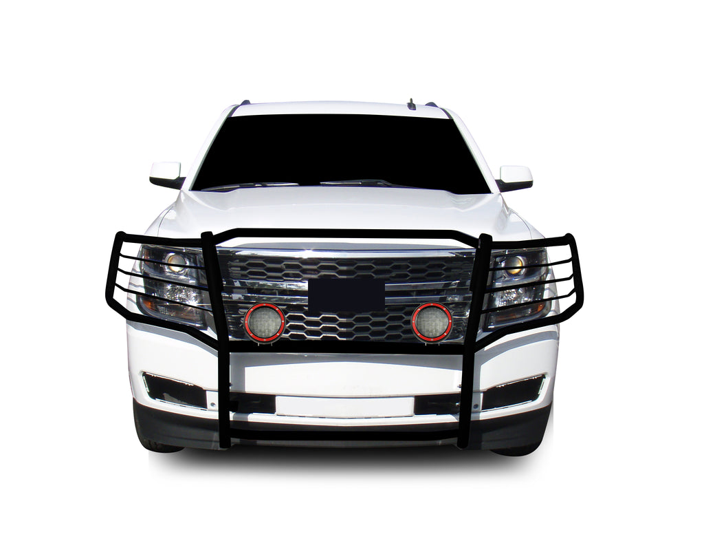 Black Horse Off Road 17GT20MA-PLFR Grille Guard Kit for Select Chevrolet Tahoe