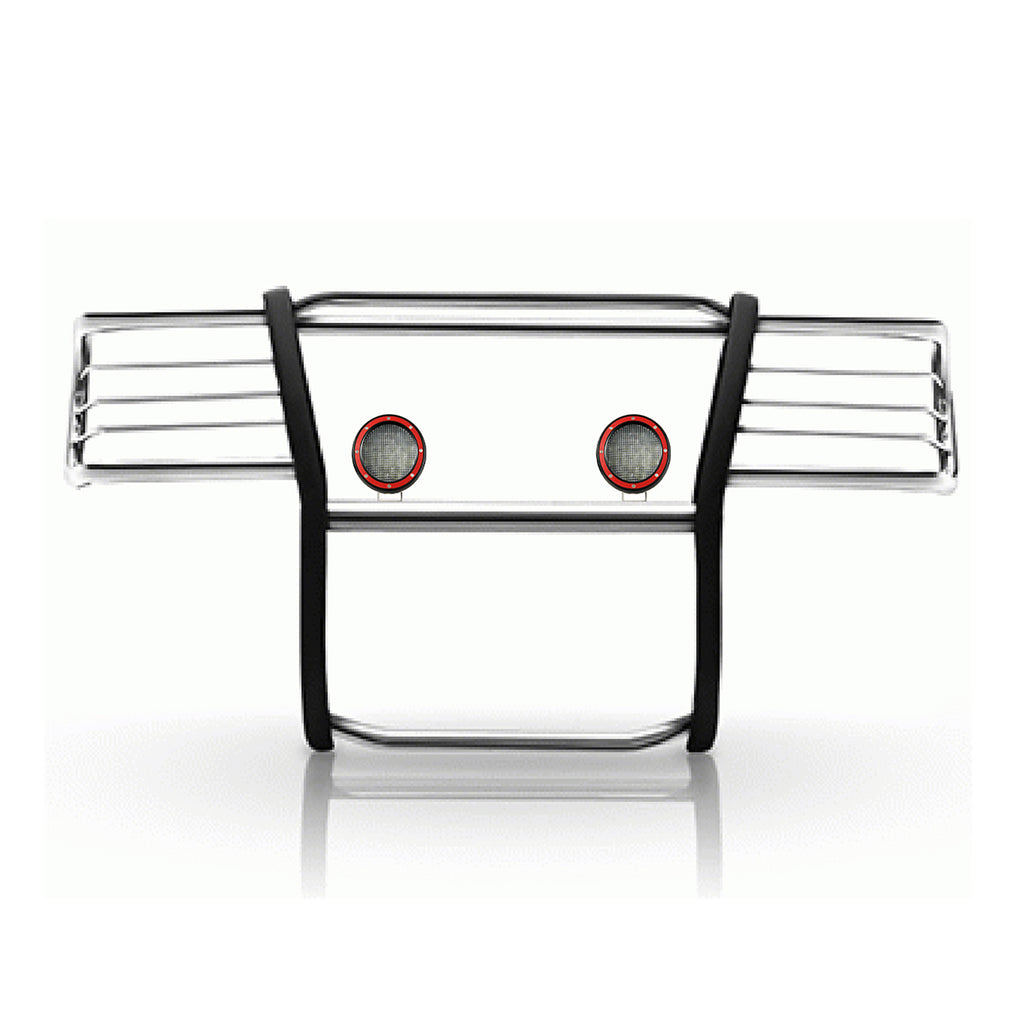 Black Horse Off Road 17GT23MSS-PLFR Grille Guard Kit for Select Chevrolet Silverado 1500, Chevrolet Suburban 1500, Chevrolet Tahoe, GMC Yukon, GMC Yukon XL