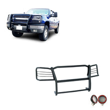 Load image into Gallery viewer, Black Horse Off Road 17GT25MA-PLFR Grille Guard Kit for Select Chevrolet Avalanche 1500, Chevrolet Silverado 1500, Chevrolet Silverado HD Classic, Chevrolet Silverado 2500, Chevrolet Silverado HD Classic