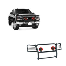 Load image into Gallery viewer, Black Horse Off Road 17GT25MA-PLR Grille Guard Kit for Select Chevrolet Avalanche 1500, Chevrolet Silverado 1500, Chevrolet Silverado HD Classic, Chevrolet Silverado 2500, Chevrolet Silverado HD Classic