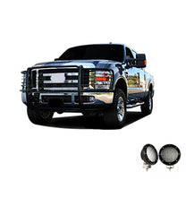 Load image into Gallery viewer, Black Horse Off Road 17GT26MA-PLFB Grille Guard Kit for Select Chevrolet Silverado HD, Chevrolet Silverado HD