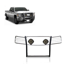 Load image into Gallery viewer, Black Horse Off Road 17GT27MSS-PLB Grille Guard Kit for Select Chevrolet Silverado 1500, Chevrolet Silverado LD