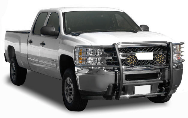 Black Horse Off Road 17GT27MSS-PLB Grille Guard Kit for Select Chevrolet Silverado 1500, Chevrolet Silverado LD