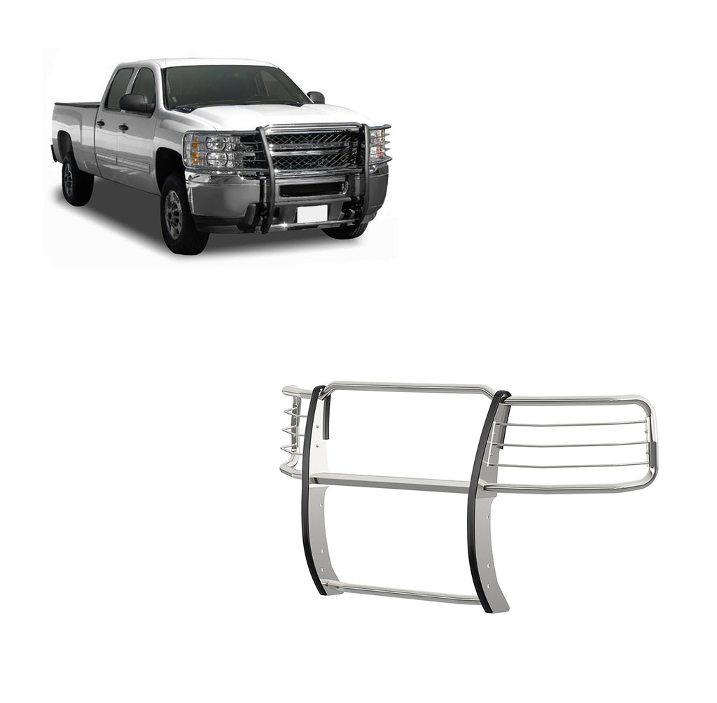 Black Horse Off Road 17GT27MSS Grille Guard for Select Chevrolet Silverado 1500, Chevrolet Silverado LD