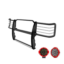 Load image into Gallery viewer, Black Horse Off Road 17GT28MA-PLR Grille Guard Kit for Select Chevrolet Silverado HD, Chevrolet Silverado HD