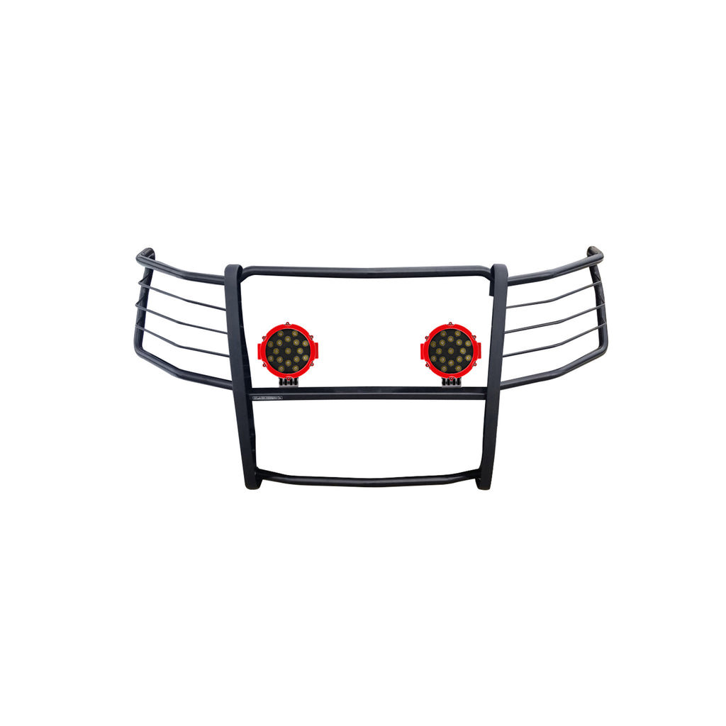 Black Horse Off Road 17GT29MA-PLR Grille Guard Kit for Select Chevrolet Silverado