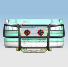 Load image into Gallery viewer, Black Horse Off Road 17GV02MA-PLR Grille Guard Kit for Select Chevrolet Express 1500, Chevrolet Express 2500, Chevrolet Express
