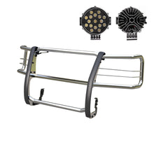 Load image into Gallery viewer, Black Horse Off Road 17GV02MSS-PLB Grille Guard Kit for Select Chevrolet City Express, Chevrolet Express 1500, Chevrolet Express 2500, Chevrolet Express 3500, Chevrolet Express 4500, Chevrolet Express Cargo, Chevrolet Express Max, Chevrolet Express